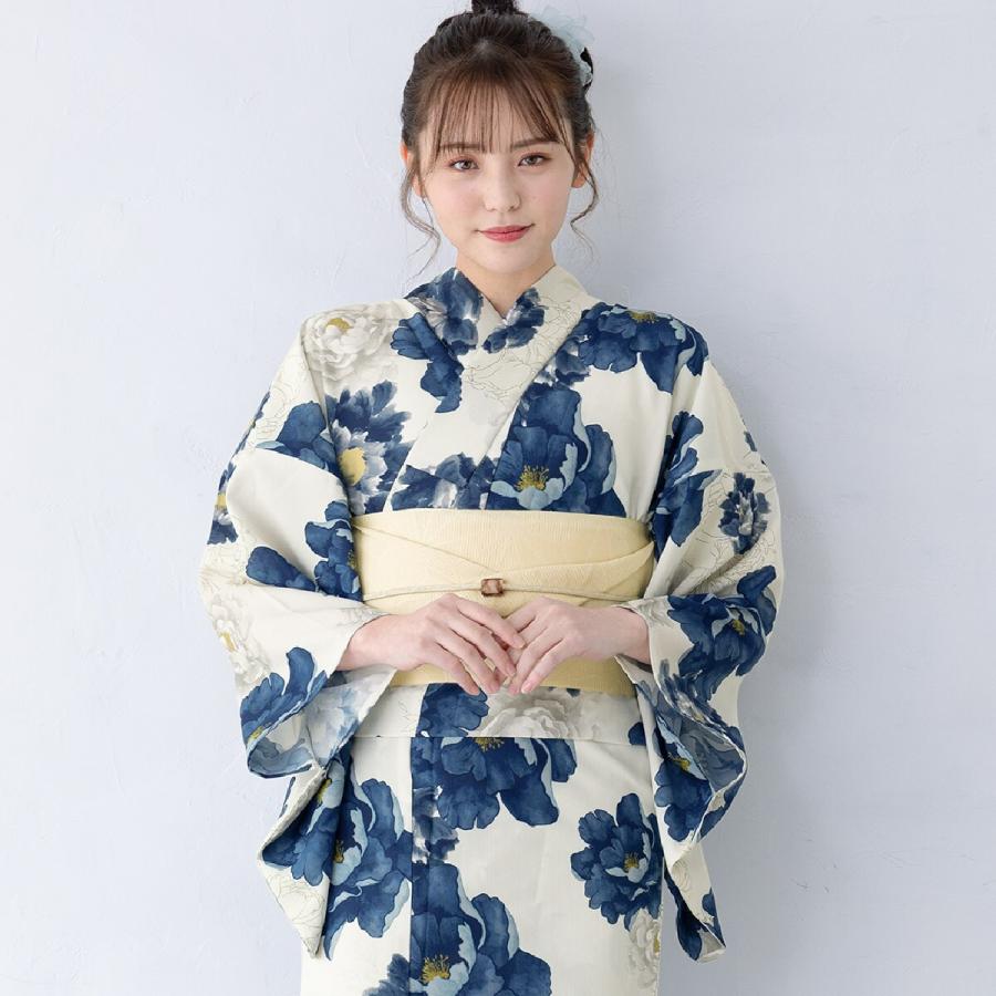 SOUBIEN（創美苑） 【新二部式】浴衣3点セット レディース（浴衣・帯