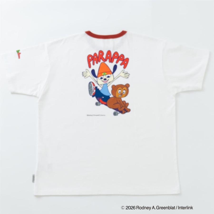 親子リンク】【パラッパラッパー】【DAD】リンガー配色半袖Tシャツ