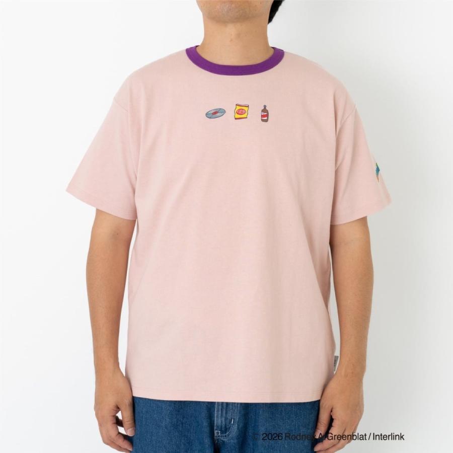 親子リンク】【パラッパラッパー】【DAD】リンガー配色半袖Tシャツ