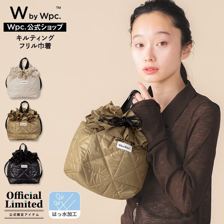 Wpc. フリル 巾着バッグ キルティング ショルダーバッグ レディース