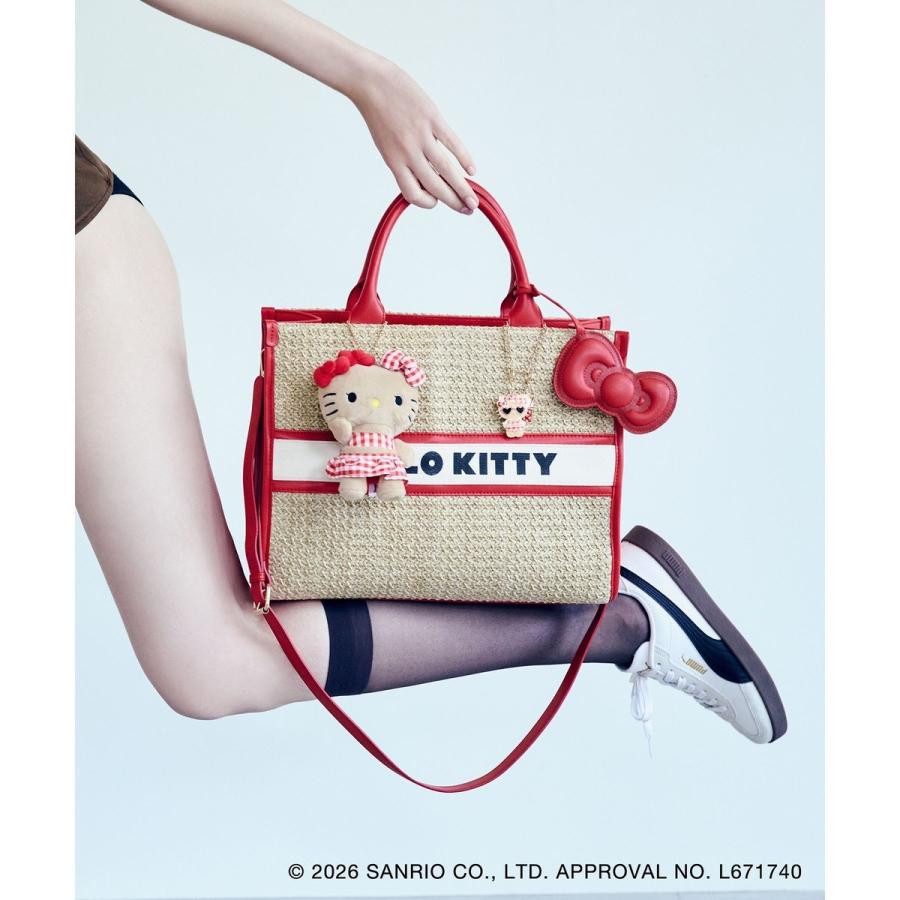 ハローキティ バッグ カラフルデザイン　ジュジュビー VIS（ビス） 【HELLO KITTY×VIS】日焼けデザイン ハローキティ雑材