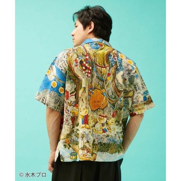 カヤ】ゲゲゲの鬼太郎開襟シャツ（Lサイズ）《水木しげる》 : マルイ 