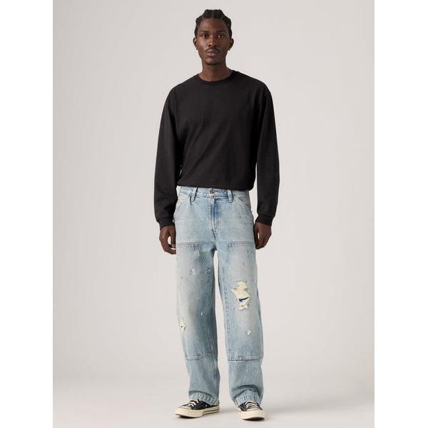 WORKWEAR 568(TM) ルーズストレートダブルニージーンズ ライト 