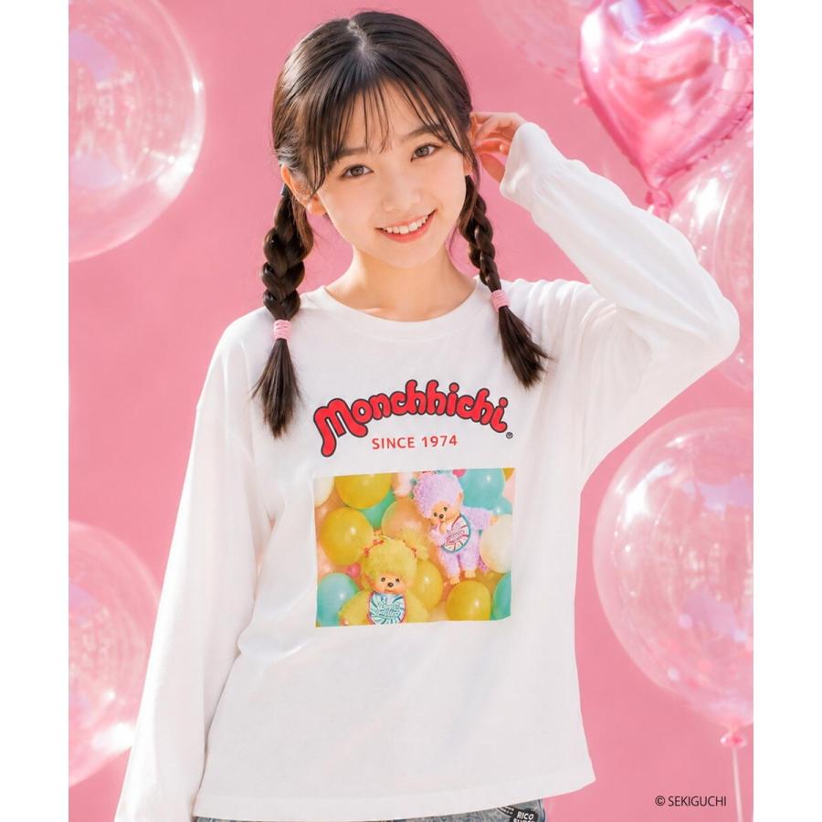 ✨気まぐれ値下げ✨モンチッチ ペイント　シャツの男の子と女の子セット モンチッチ プリントロングTシャツ キッズ ジュニア : マルイ(丸井
