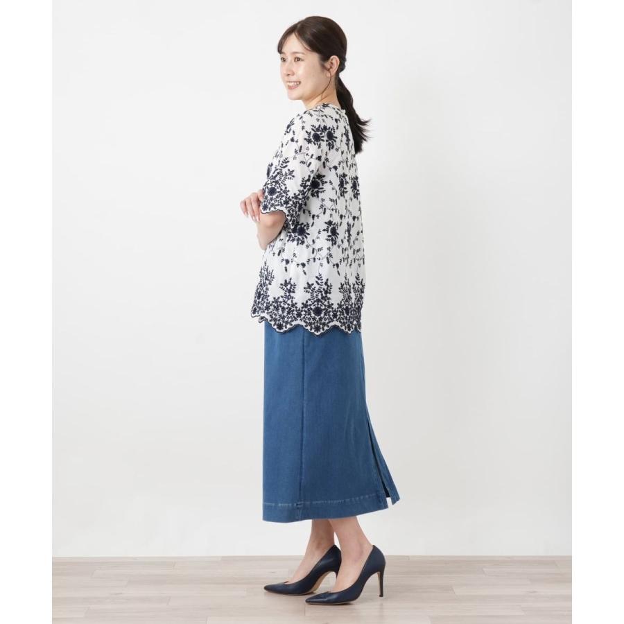 Leilian（レリアン） ボタニカル刺繍ブラウス : マルイ(丸井)Yahoo!店