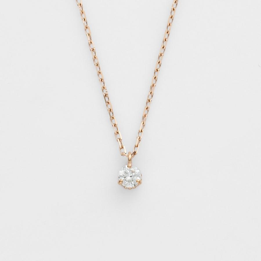 《WEB限定》K18ダイヤモンドネックレス（0.05ct）の画像