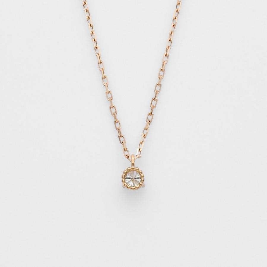 《WEB限定》K18ダイヤモンドネックレス（0.05ct）の画像