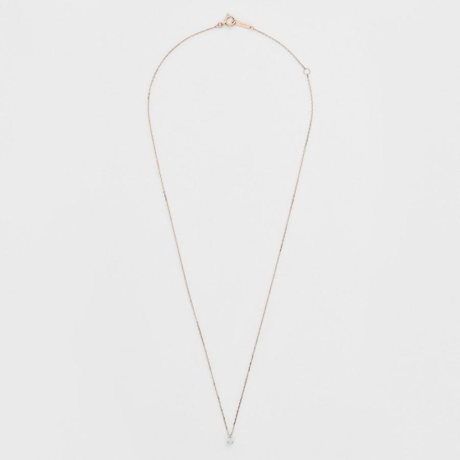 《WEB限定》K18ダイヤモンドネックレス（0.05ct）の画像