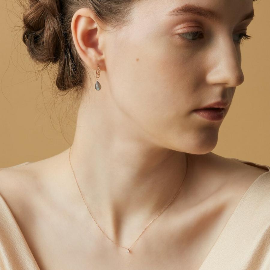 《WEB限定》K18ダイヤモンドネックレス（0.05ct）の画像