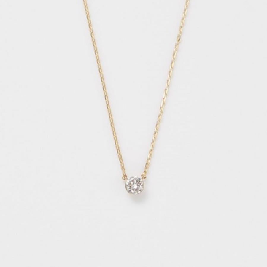 K18ダイヤモンドネックレス（0.1ct）の画像