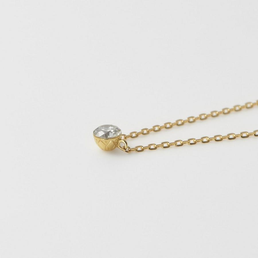 K18ダイヤモンドネックレス（0.1ct）の画像