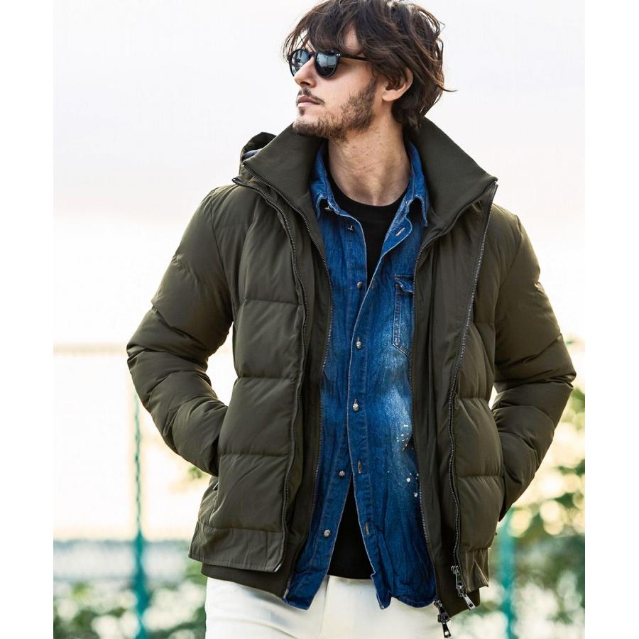 AKM コーデュロイ マウンテン ダウンジャケット BLACK AKM Contemporary ダウンジャケット ダウン 「WEB・直営店限定」AKM