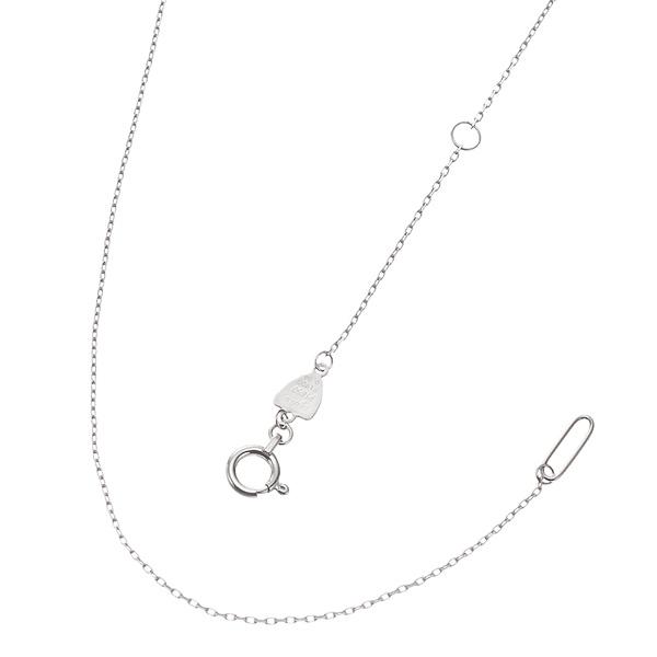 プラチナダイヤモンドネックレス(0.1ct)の画像