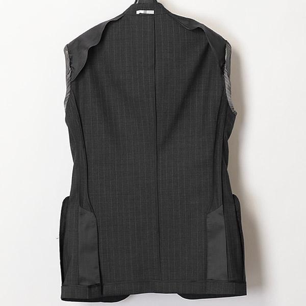 SUIT SELECT 【2釦シングルスーツ】ワンタック ストライプ ネイビー