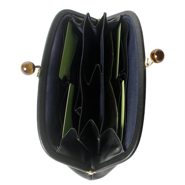 perche がま口長財布 がま口財布 ジェムストーン ペルケ perche ジェムストーンがま口長財布 （ピンク