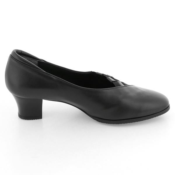 MONET（モネ） 【ブラックフォーマル/足幅ゆったり】甲編み込み