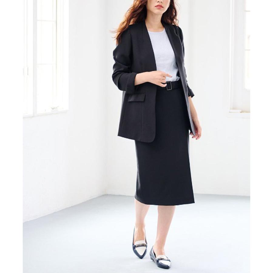 RANAN ウォッシャブル ノーカラーボックスジャケット : マルイ