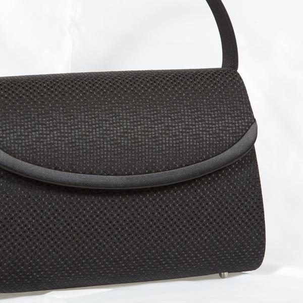 ブラックフォーマル バッグ】日本製／喪バッグ／岩佐／黒（メアリー