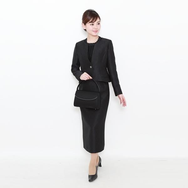 ブラックフォーマル バッグ】日本製／喪バッグ／岩佐／黒（メアリー