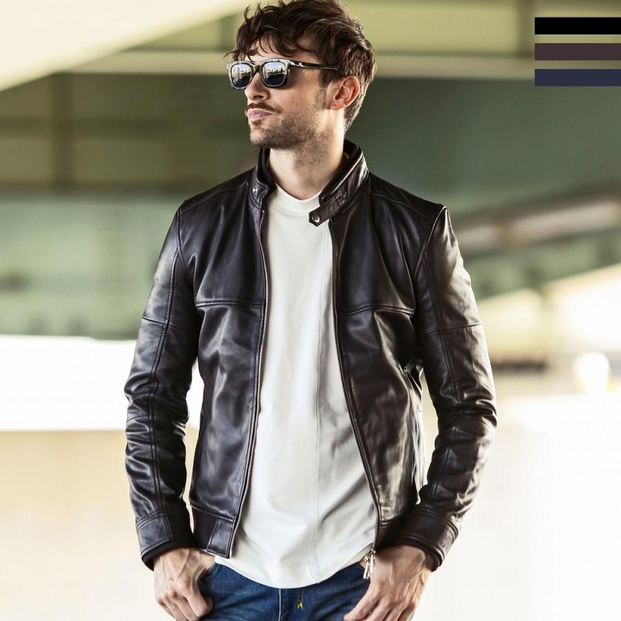 セール☆　AKM Contemporary　レザー　定価84700　ライダース AKM Contemporary 革ジャン ライダース 「WEB・直営店限定」AKM