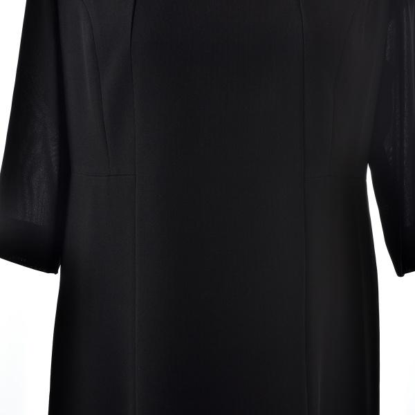 大きいサイズ レディース ブラックフォーマル】【13号〜23号】へちま衿