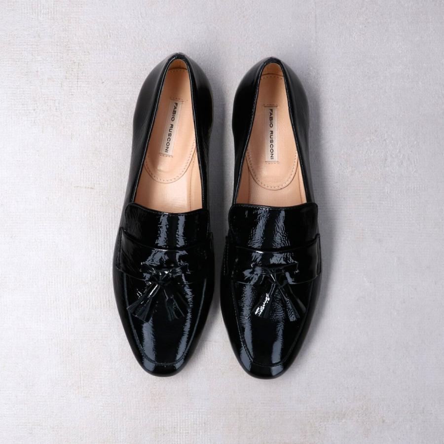 ファビオ ルスコーニ（FABIO RUSCONI）/FABIO RUSCONI◆0．8cmヒール◆フラットヒールタッセルローファー FABIO RUSCONI（ファビオルスコーニ） FABIO RUSCONI◇0.8cmヒール