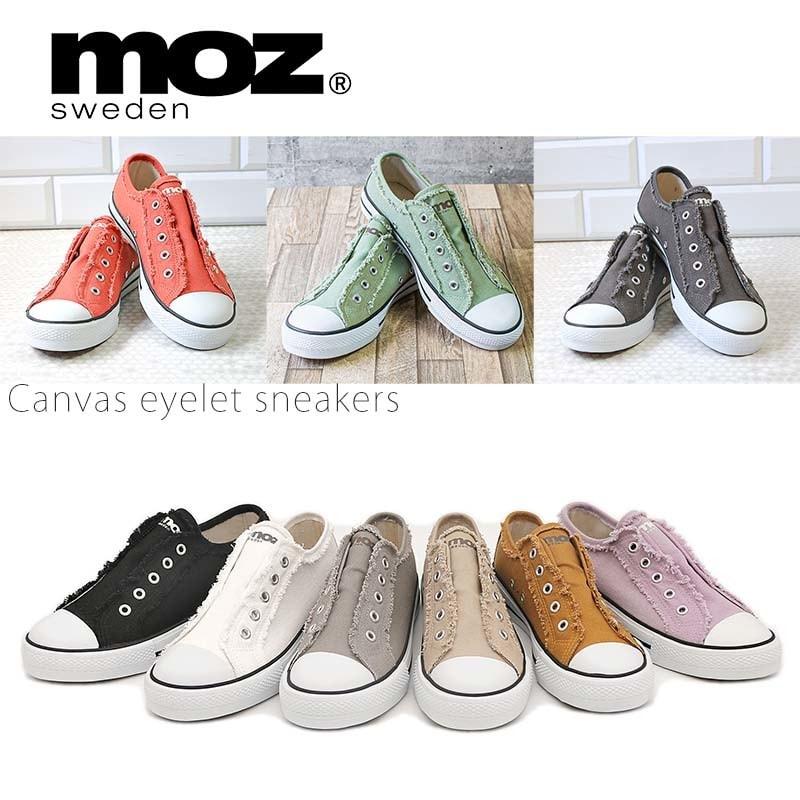 モズ 6061 moz（モズ） 【人気定番商品】MOZ モズ紐なしスリッポンスニーカー