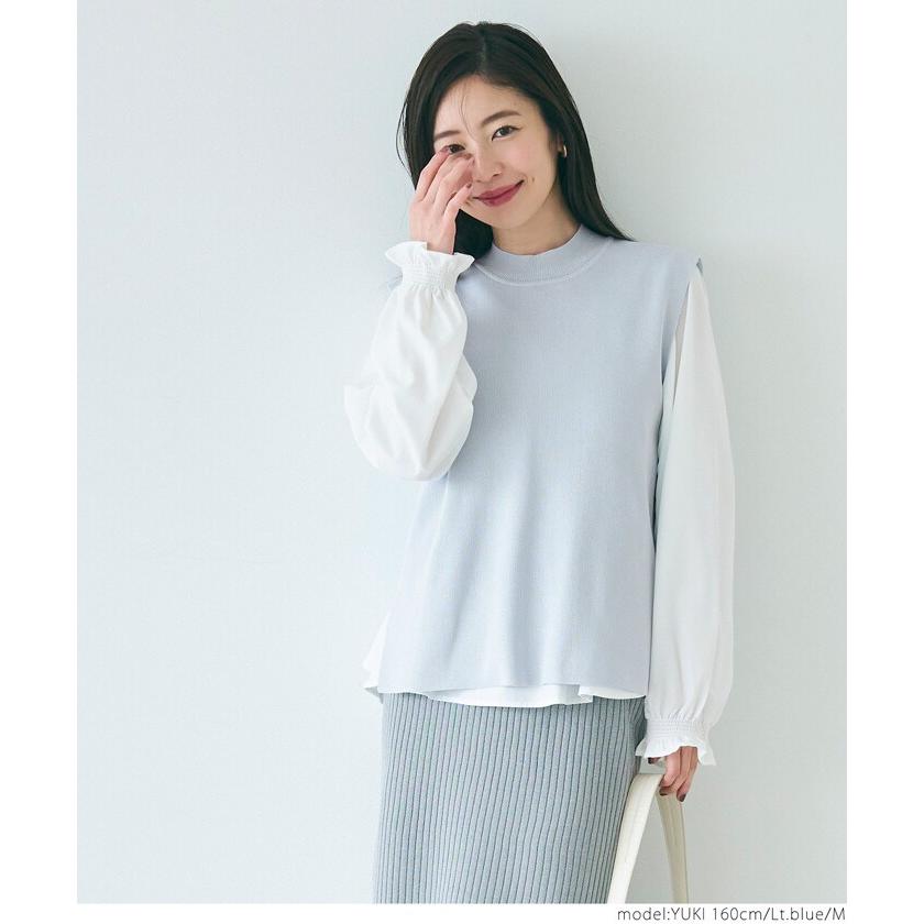 coca（コカ） 【2点セット】ニットベストセットブラウス 全4色