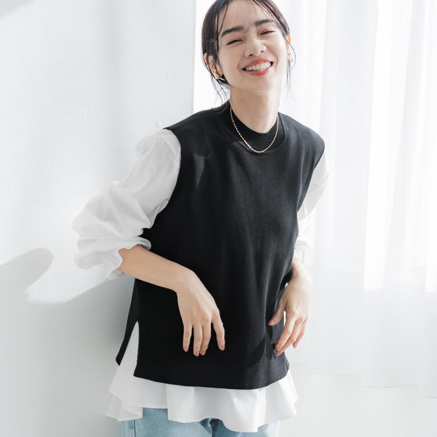coca（コカ） 【2点セット】ニットベストセットブラウス 全4色