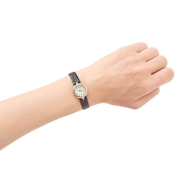 agete（アガット） ラウンドフェイス革ベルトウォッチ : マルイ(丸井