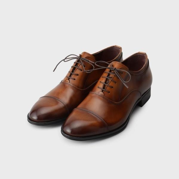 【新品】タケオキクチ ブラウン Ｕチップ 軽量ソール27cm TAKEO KIKUCHI（タケオキクチ） 【Made in JAPAN】ストレートチップ