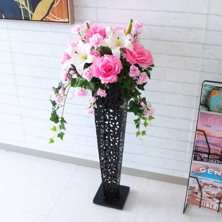 造花スタンド H約100cm 開店祝い 開業祝い 店舗装飾 フェイクフラワー