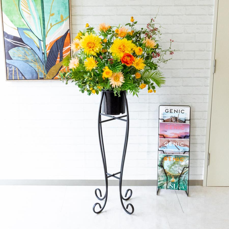 Pa199 Sen90 造花スタンドアレンジ ローズ ダリア ラナンキュラス セクショナルスタンド フラワーアレンジメント スタンド花 フラワースタンド Pa199 Sen90 0101pp Shop Yahoo 店 通販 Yahoo ショッピング