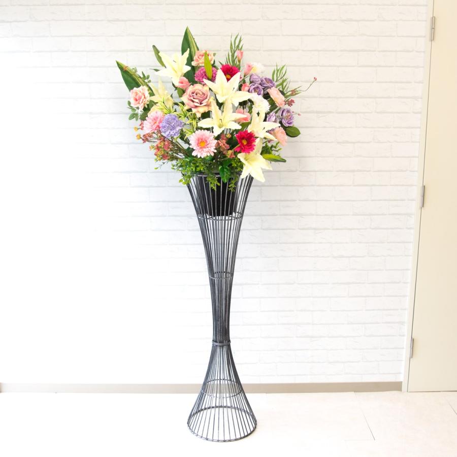 限定価格セール Pa249 造花スタンドアレンジ ローズ ガーベラ カサブランカ カーネーション トルコキキョウ ラナンキュラス サキシフラガ ニューアルバスタンド1 Pa249 0101pp Shop Yahoo 店 通販 Yahoo ショッピング 豪華 Www