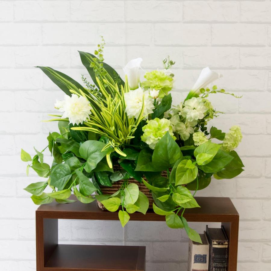 Pa359 造花アレンジメント デルフィニウム ダリア カラー スノーボール アジアンタム ポトス ドラセナ バスケット鉢 アレンジメントフラワー Pa359 0101pp Shop Yahoo 店 通販 Yahoo ショッピング