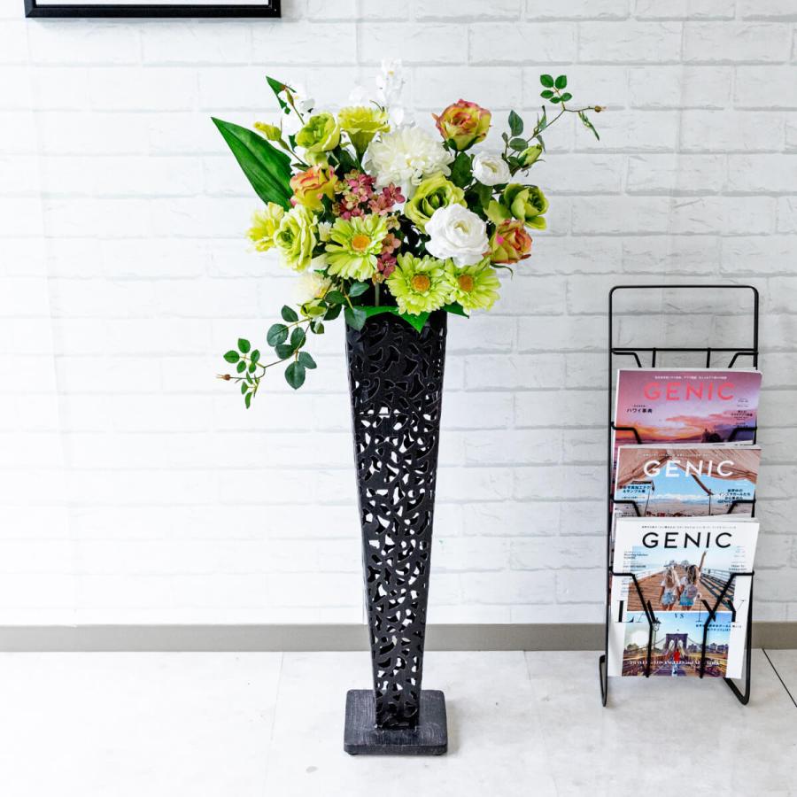 Pa391 造花スタンドアレンジ ローズ ダリア ラナンキュラス ガーベラ トルコキキョウ ポンポンマム アイアンスタンド フラワーアレンジメント Pa391 0101pp Shop Yahoo 店 通販 Yahoo ショッピング