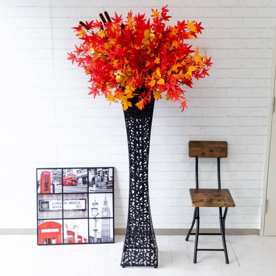 造花スタンド H約165cm 開店祝い フラワースタンド スタンド花 造花 立て札 お祝い 秋装飾 大型 【PA402/スクエアアイアンスタンド】(14714円)