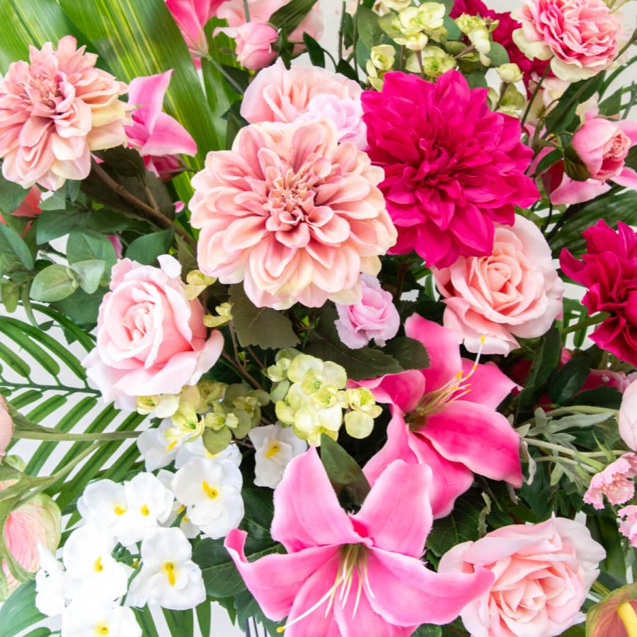 豪華な造花スタンド花 ゴールド器付き 0101pp-shop_pa816-sen90