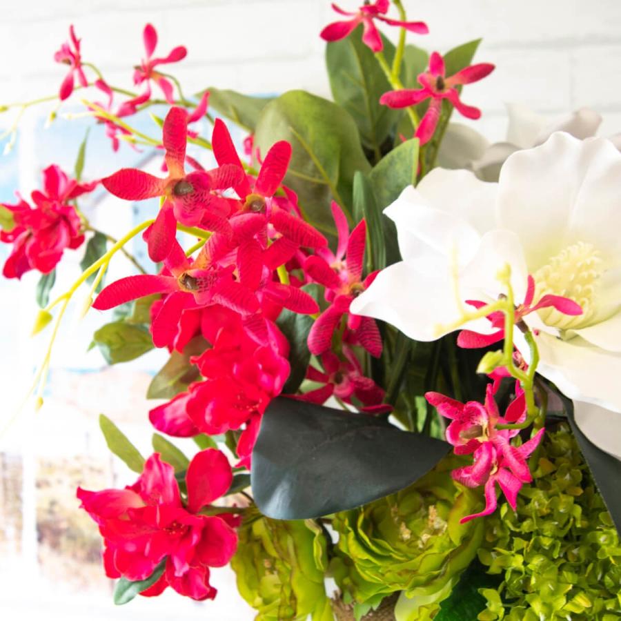 Pas001 造花アレンジメント アゼリア マグノリア オーキッド アジサイ ポリカーボネート花器 アレンジメントフラワー 店内装飾 送料無料 Pas001 0101pp Shop Yahoo 店 通販 Yahoo ショッピング