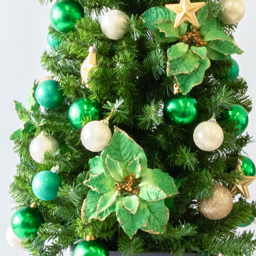 クリスマスツリー 緑色 装飾付き クリスマスツリー 緑色 装飾付き