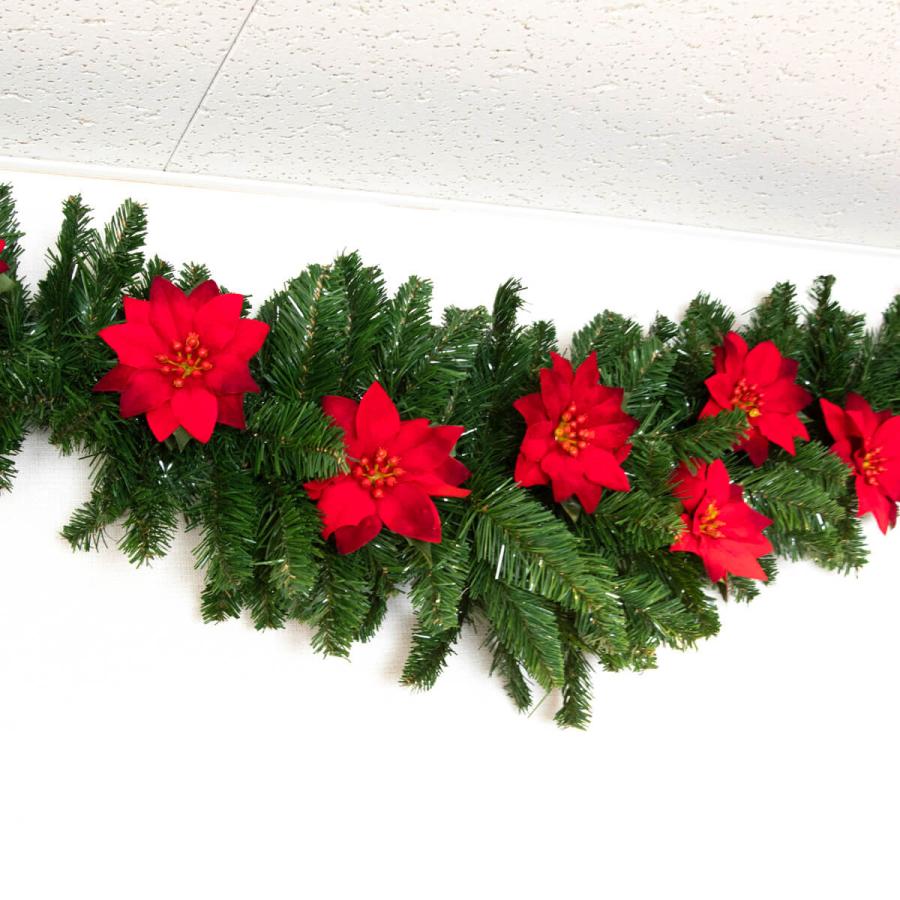 専用＊Marry Christmasフェイクフラワースワッグ(レッド) 【公式通販】