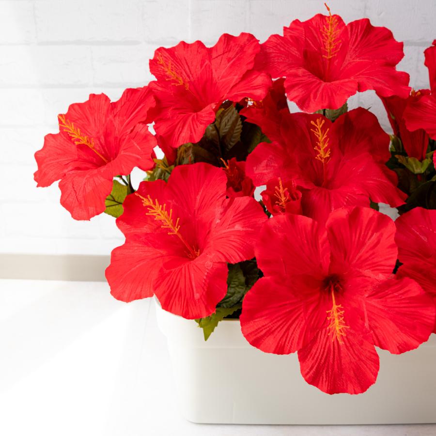 Pf2 Wh 造花プランター ハイビスカス レッド プランター 造花 ハイビスカス 夏装飾 海装飾 店舗装飾 パチンコ店 住宅展示場 工事現場 車販売店 Pf2 Wh 0101pp Shop Yahoo 店 通販 Yahoo ショッピング