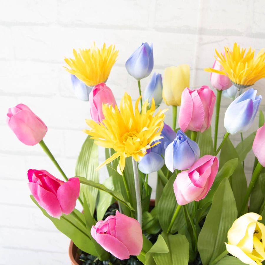 Pf316 造花プランター チューリップ プランター 造花 安い 春装飾 店舗装飾 パチンコ店 住宅展示場 工事現場 ストアディスプレイ 通販 Pf316 0101pp Shop Yahoo 店 通販 Yahoo ショッピング