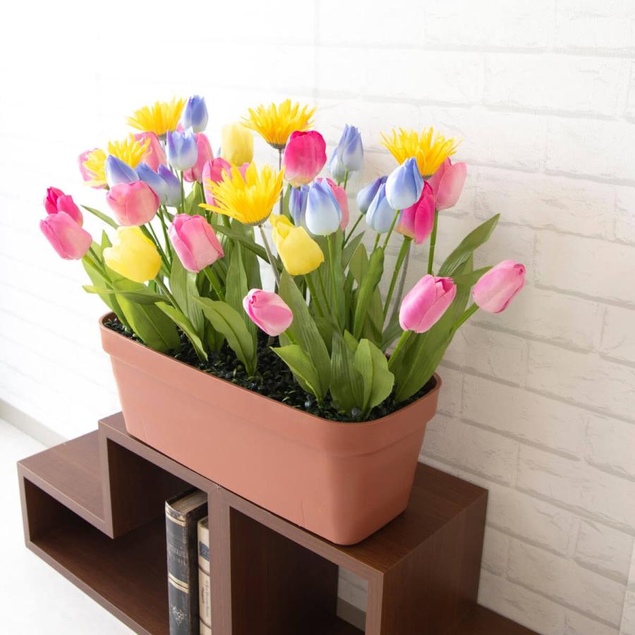 Pf316 造花プランター チューリップ プランター 造花 安い 春装飾 店舗装飾 パチンコ店 住宅展示場 工事現場 ストアディスプレイ 通販 Pf316 0101pp Shop Yahoo 店 通販 Yahoo ショッピング