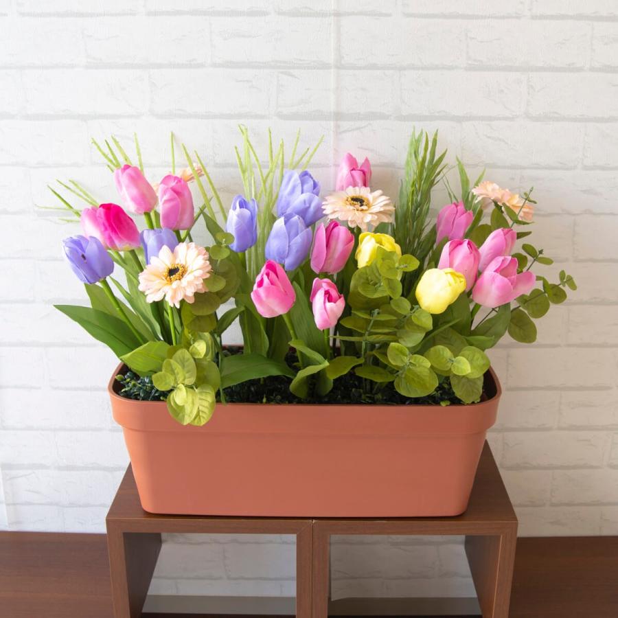 Pf317 造花プランター チューリップ プランター 造花 安い 春装飾 店舗装飾 パチンコ店 住宅展示場 工事現場 ストアディスプレイ 通販 Pf317 0101pp Shop Yahoo 店 通販 Yahoo ショッピング
