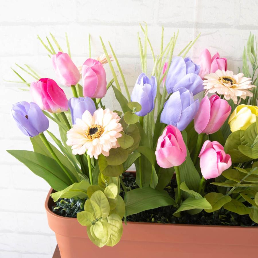 Pf317 造花プランター チューリップ プランター 造花 安い 春装飾 店舗装飾 パチンコ店 住宅展示場 工事現場 ストアディスプレイ 通販 Pf317 0101pp Shop Yahoo 店 通販 Yahoo ショッピング