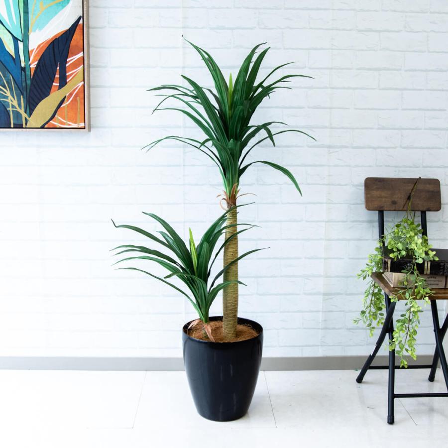 光触媒 人工観葉植物 フェイクグリーン ドラセナ 幸福の木マッサン160