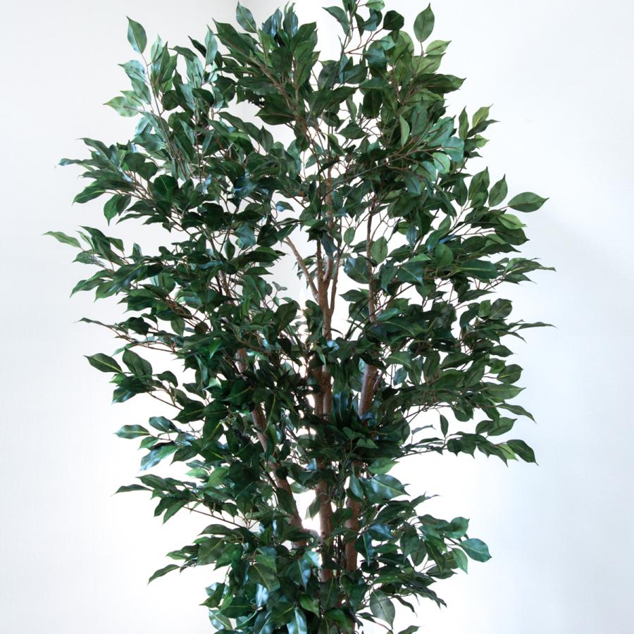 ★立札無料★【すぐ飾れる】 フェイクグリーン 人工観葉植物 フィカス ベンジャミン 190cm 大型 鉢付き / 法人・開店祝い 店舗・オフィス装飾_2