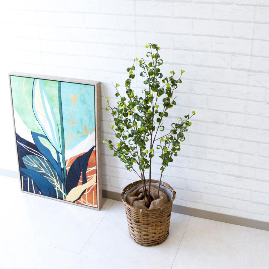 フェイクグリーン フィカス ベンジャミン バロック H約100cm 鉢