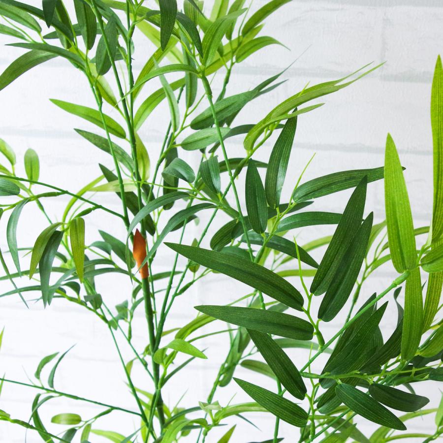★立札無料★【すぐ飾れる】 フェイクグリーン 人工観葉植物 バンブーツリー 130cm 鉢付き / 法人・開店祝い 店舗・オフィス装飾の画像